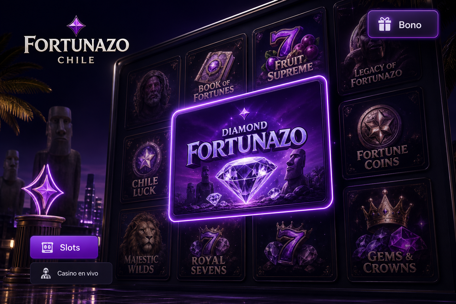 Fortunazo selección de juegos slots